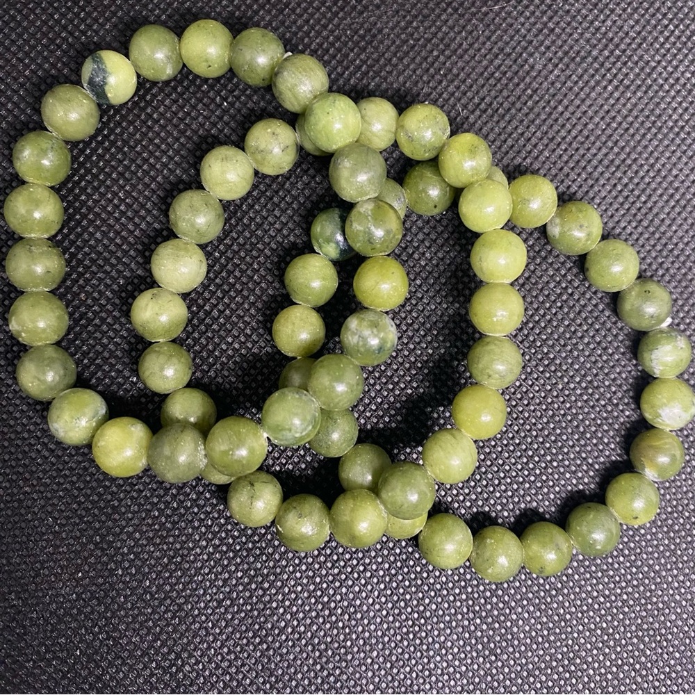 Crystals/Gemstones-AAA+ Grade Nephrite Jade Bracelets